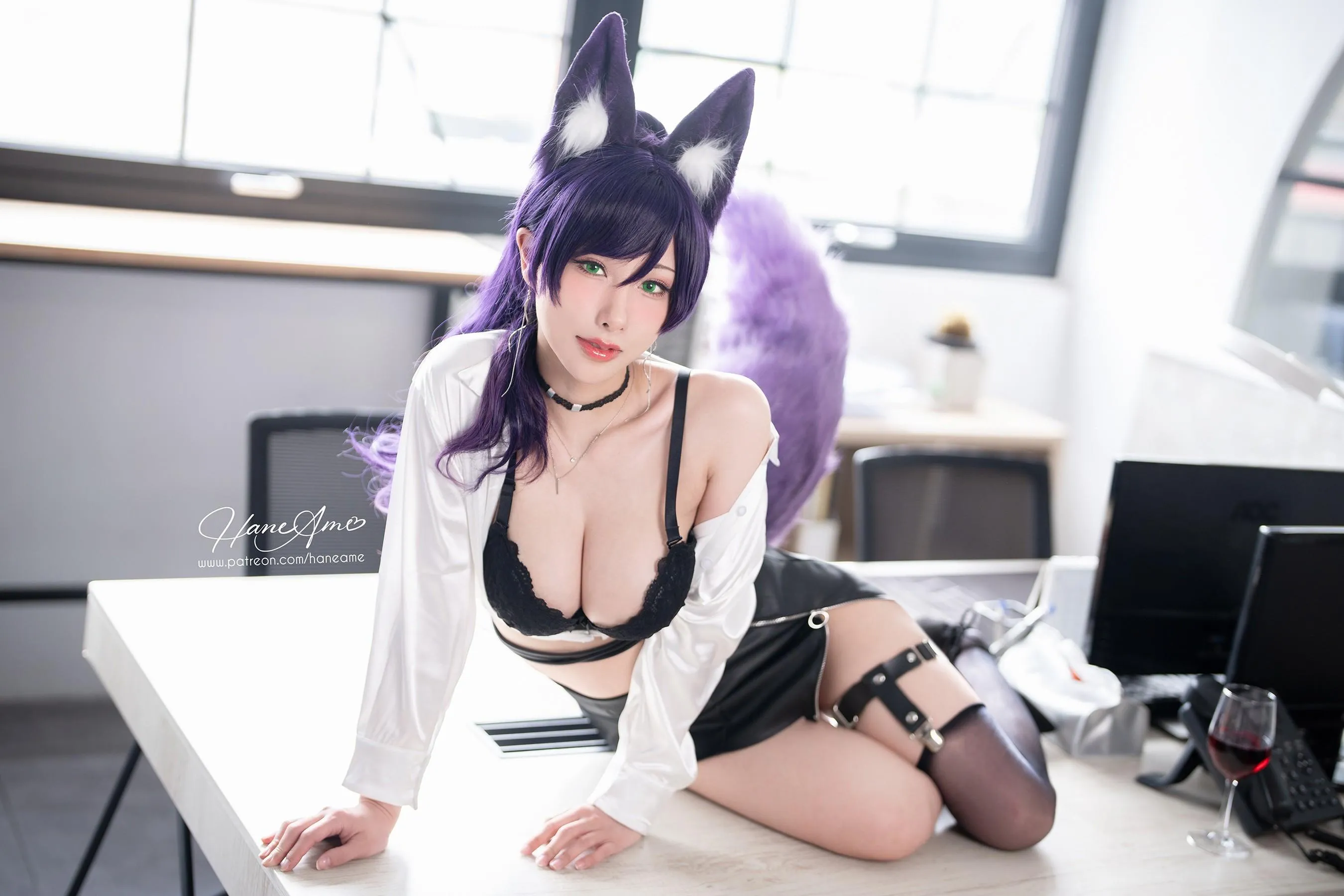 雨波_HaneAme – NO.192.2023年06月新品订阅4套视频-Seki Sexy OL Foxy [51P]插图